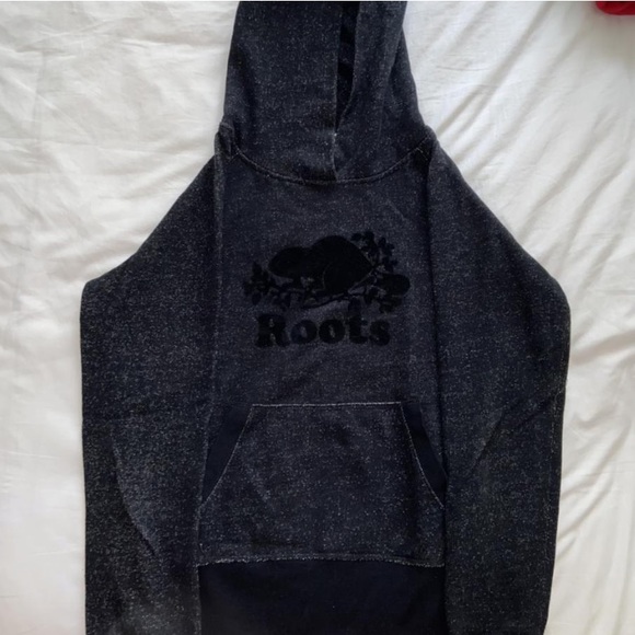 Black salt and pepper roots hoodie - Picture 1 of 3